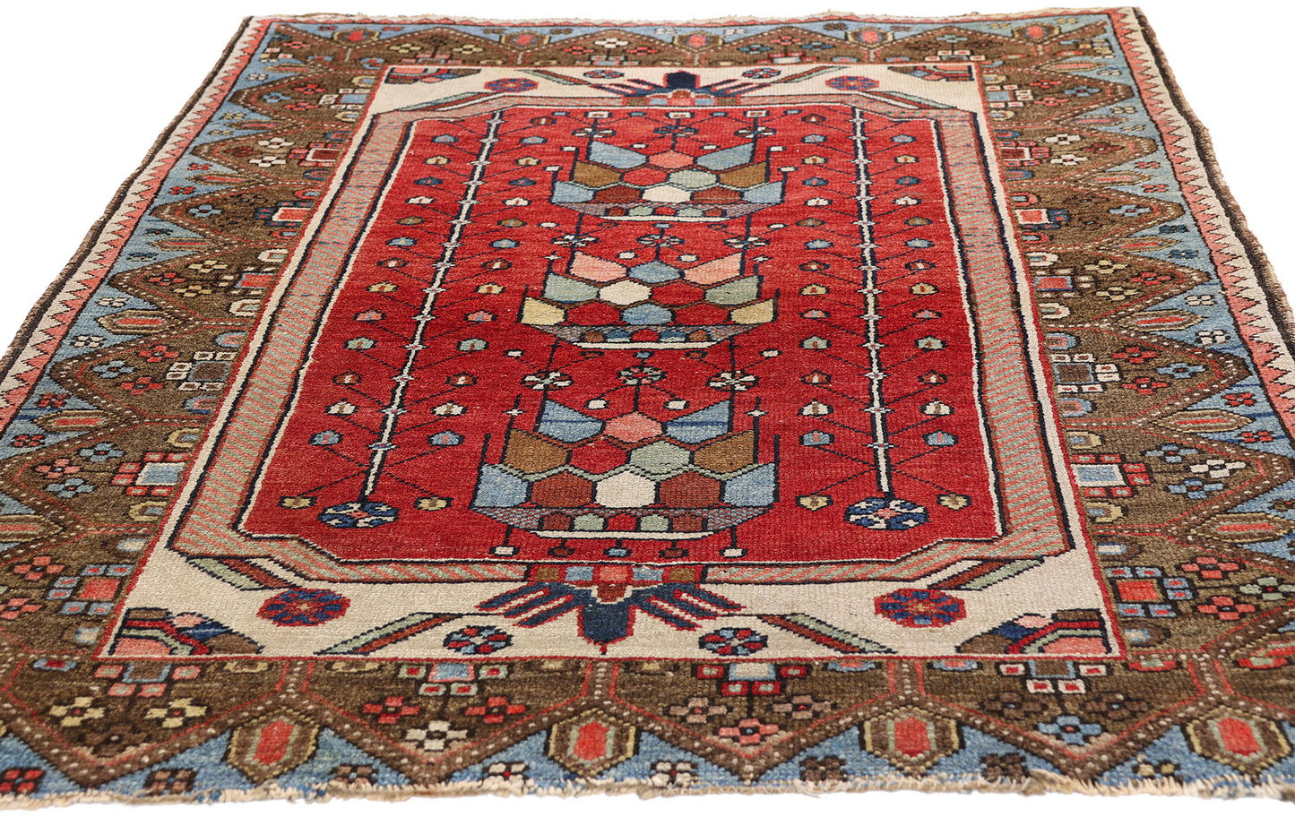 3 x 4 - Red Antique Persian Malayer Rug - 54145