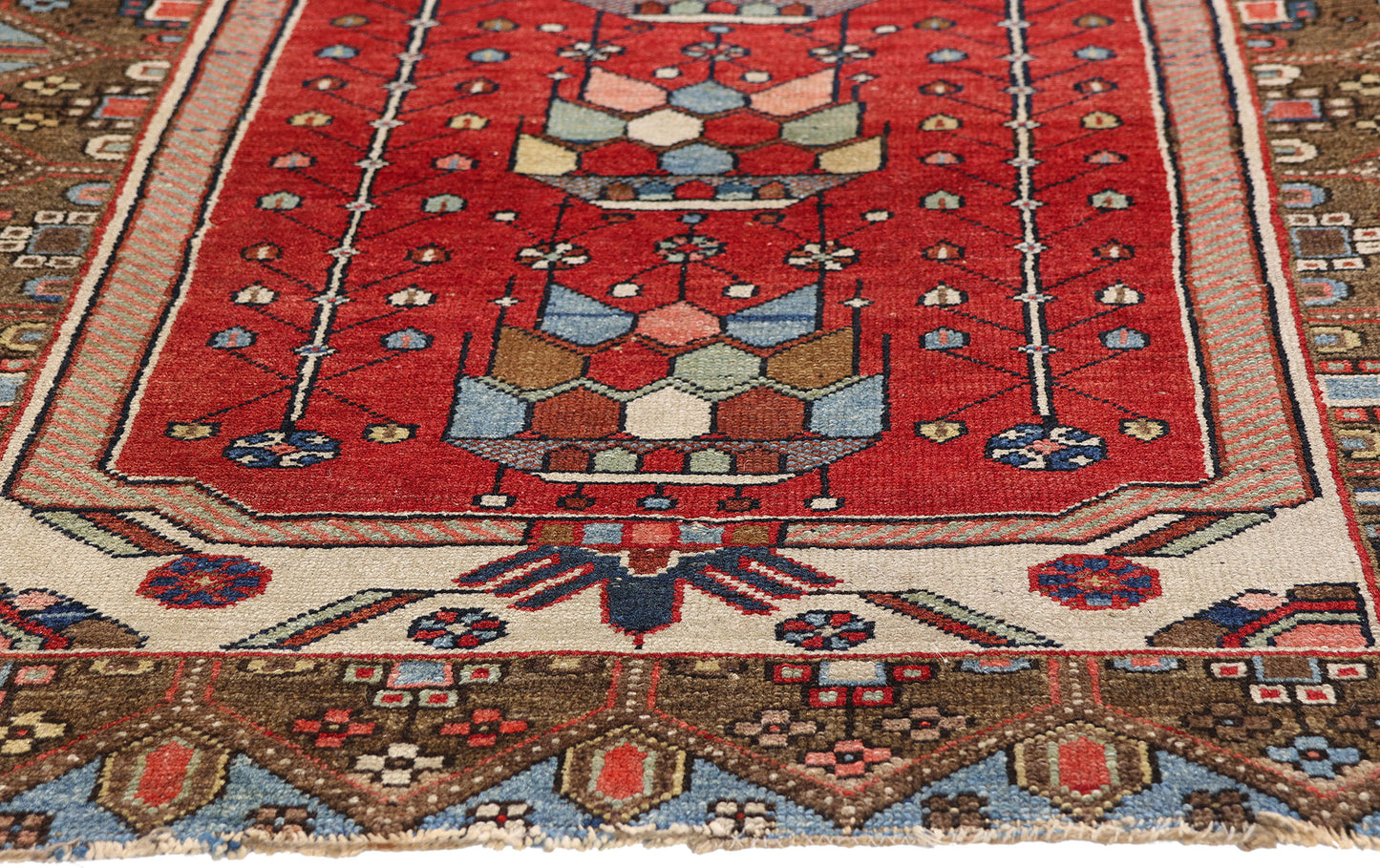 3 x 4 - Red Antique Persian Malayer Rug - 54145