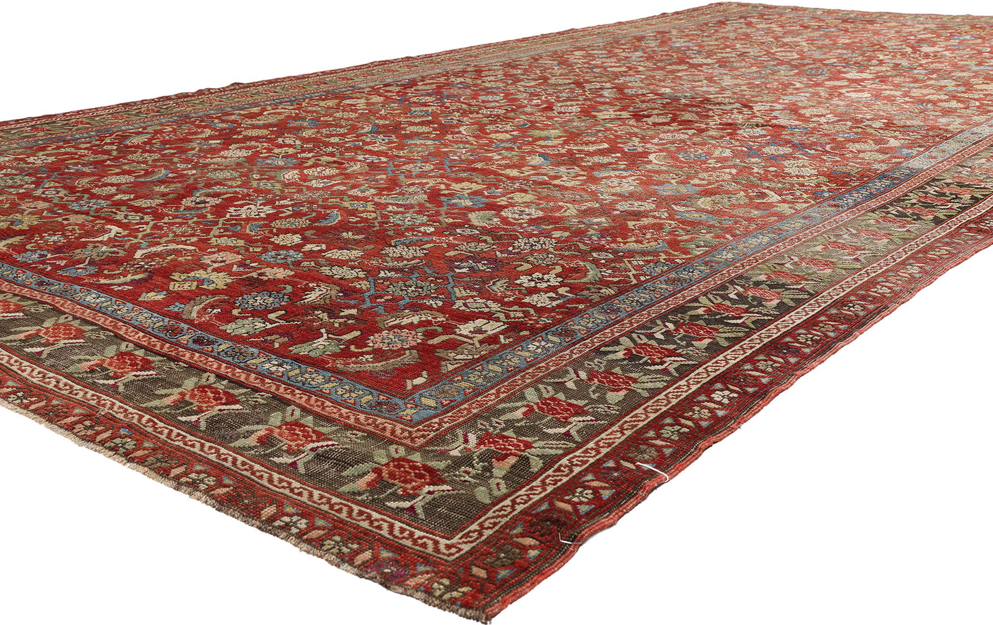 8 x 16 - Red Antique Persian Karabakh Rug - 54146
