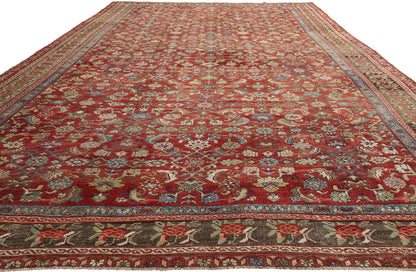 8 x 16 - Red Antique Persian Karabakh Rug - 54146