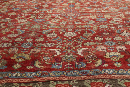 8 x 16 - Red Antique Persian Karabakh Rug - 54146