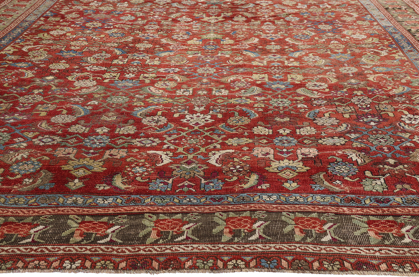8 x 16 - Red Antique Persian Karabakh Rug - 54146
