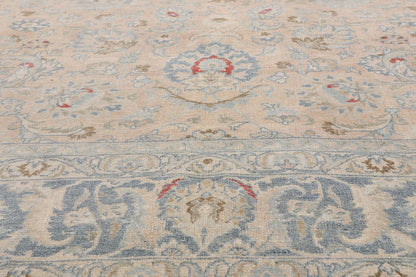 10 x 13 - Beige Antique Persian Mashhad Rug - 54147