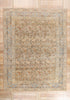 10 x 13 - Tan Antique Persian Mashhad Rug - 54148