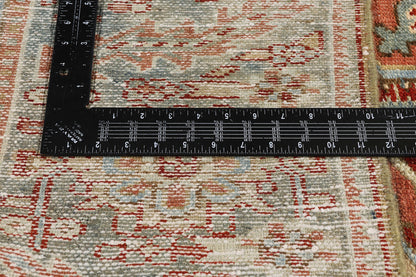 7 x 10 - Red Antique Persian Heriz Rug - 54149