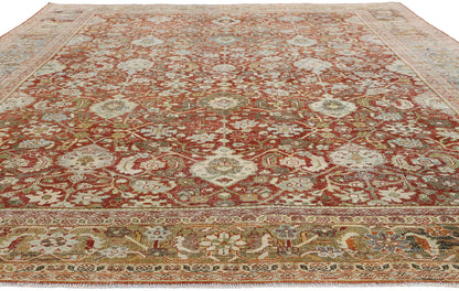 9 x 12 - Red Antique Persian Mahal Rug - 54150