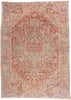 9 x 13 - Red Antique Persian Heriz Rug - 54151