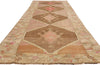 4 x 13 - Brown Vintage Turkish Oushak Rug - 54153