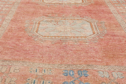 5 x 12 - Red Vintage Turkish Oushak Rug - 54154