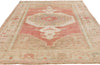 4 x 7 - Red Vintage Turkish Oushak Rug - 54155