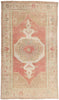 4 x 7 - Red Vintage Turkish Oushak Rug - 54155