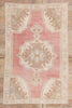 5 x 7 - Red Vintage Turkish Oushak Rug - 54156