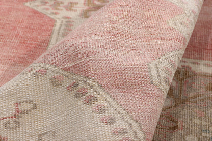 5 x 7 - Red Vintage Turkish Oushak Rug - 54156