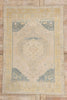 4 x 6 - Tan Vintage Turkish Oushak Rug - 54157