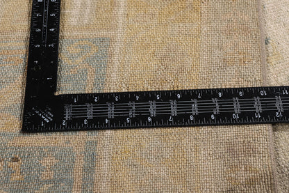 4 x 6 - Tan Vintage Turkish Oushak Rug - 54157
