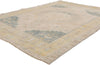 4 x 6 - Tan Vintage Turkish Oushak Rug - 54157