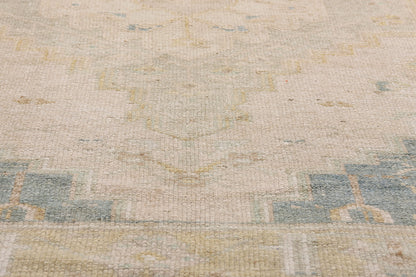 4 x 6 - Tan Vintage Turkish Oushak Rug - 54157
