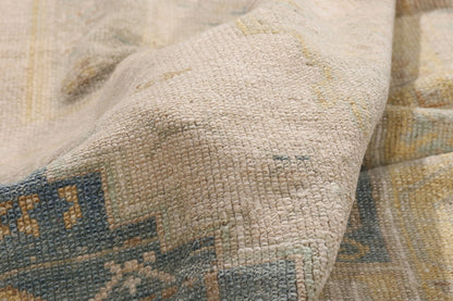 4 x 6 - Tan Vintage Turkish Oushak Rug - 54157
