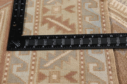 5 x 8 - Brown Vintage Turkish Kars Rug - 54158