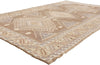 5 x 8 - Brown Vintage Turkish Kars Rug - 54158