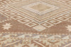 5 x 8 - Brown Vintage Turkish Kars Rug - 54158