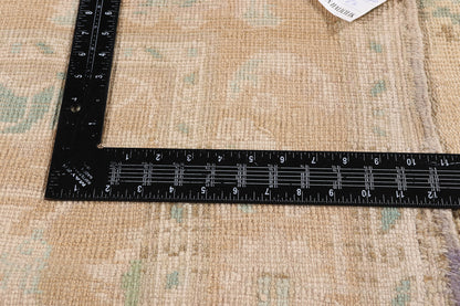 6 x 9 - Tan Vintage Turkish Oushak Rug - 54159