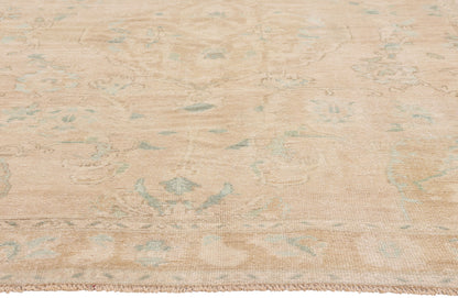 6 x 9 - Tan Vintage Turkish Oushak Rug - 54159