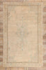 6 x 9 - Tan Vintage Turkish Oushak Rug - 54161