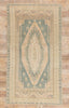 5 x 9 - Beige Vintage Turkish Oushak Rug - 54162