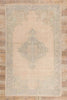 6 x 9 - Beige Vintage Turkish Oushak Rug - 54163