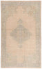 6 x 9 - Beige Vintage Turkish Oushak Rug - 54163