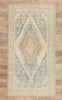 5 x 10 - Beige Vintage Turkish Oushak Rug - 54164