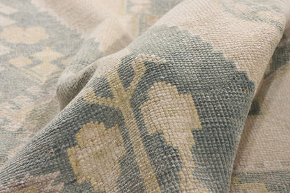 5 x 10 - Beige Vintage Turkish Oushak Rug - 54164