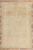 6 x 9 - Tan Vintage Turkish Oushak Rug - 54165