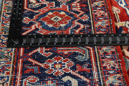10 x 13 - Red Antique Persian Heriz Rug - 54166