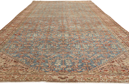 7 x 17 - Blue Antique Persian Malayer Rug - 54167