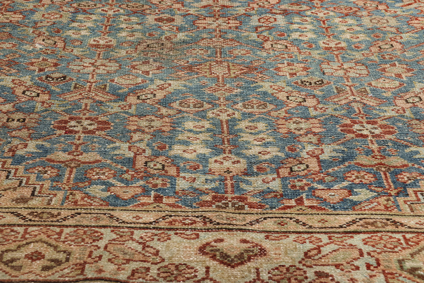 7 x 17 - Blue Antique Persian Malayer Rug - 54167