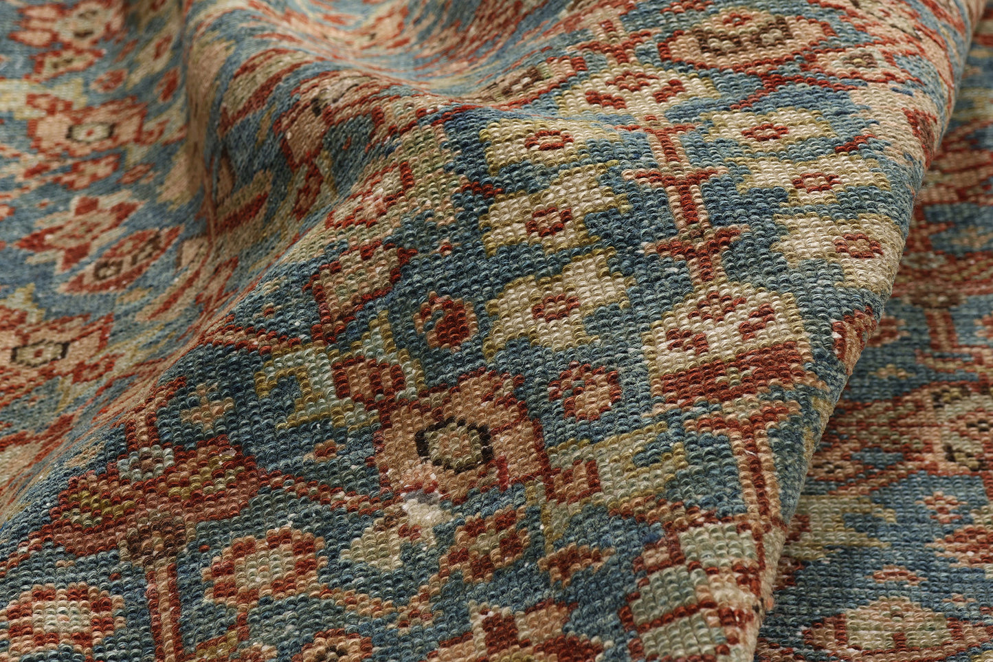 7 x 17 - Blue Antique Persian Malayer Rug - 54167