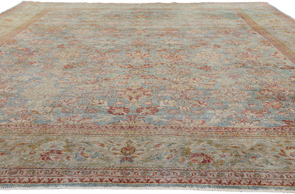 10 x 13 - Blue Antique Persian Mahal Rug - 54168