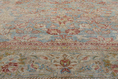 10 x 13 - Blue Antique Persian Mahal Rug - 54168