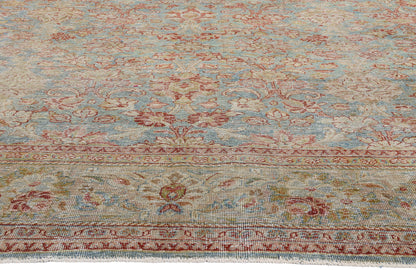 10 x 13 - Blue Antique Persian Mahal Rug - 54168