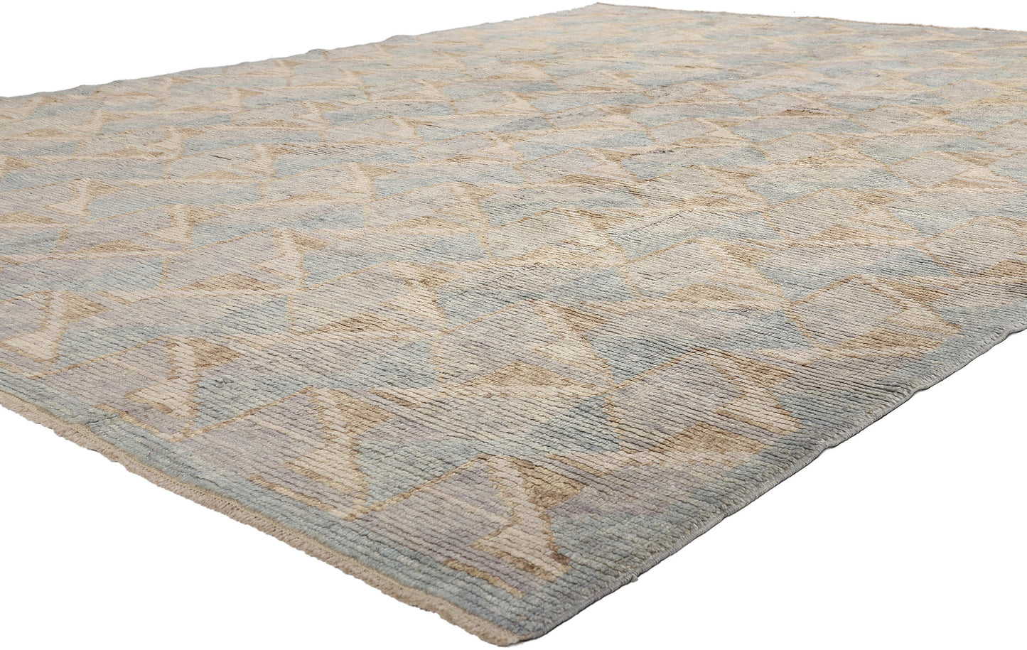 9 x 11 - Blue New Turkish Tulu Rug - 54171