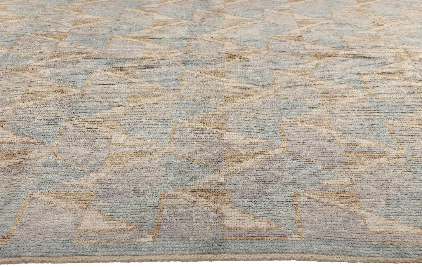 9 x 11 - Blue New Turkish Tulu Rug - 54171