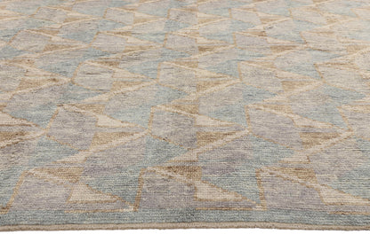 9 x 11 - Blue New Turkish Tulu Rug - 54171