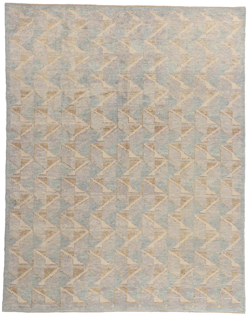 9 x 11 - Blue New Turkish Tulu Rug - 54171