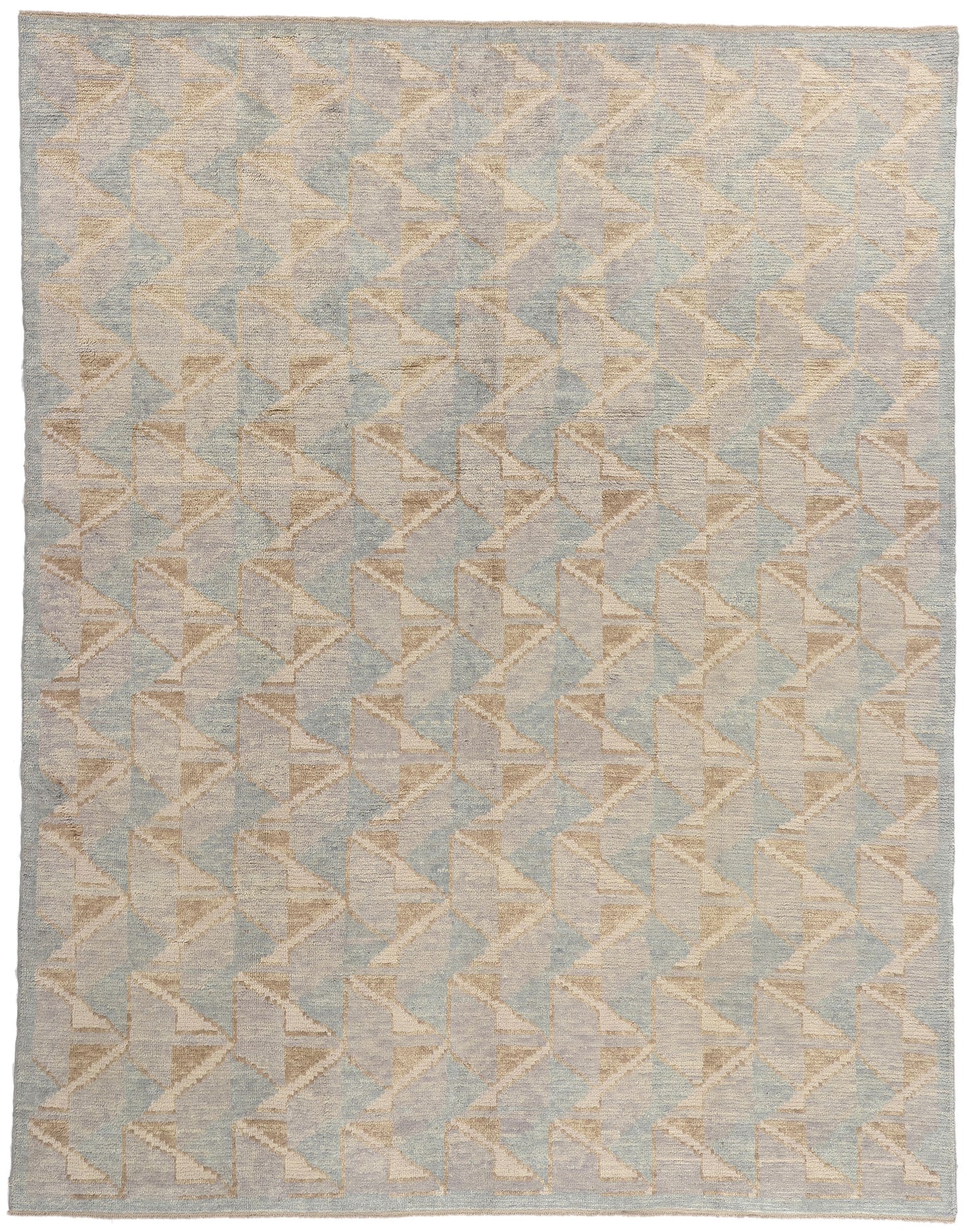9 x 11 - Blue New Turkish Tulu Rug - 54171
