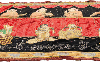 4 x 5 - Multicolor Antique Burmese Kalaga Tapestry - 54174