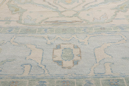 12 x 17 - Beige New Turkish Oushak Rug - 54177