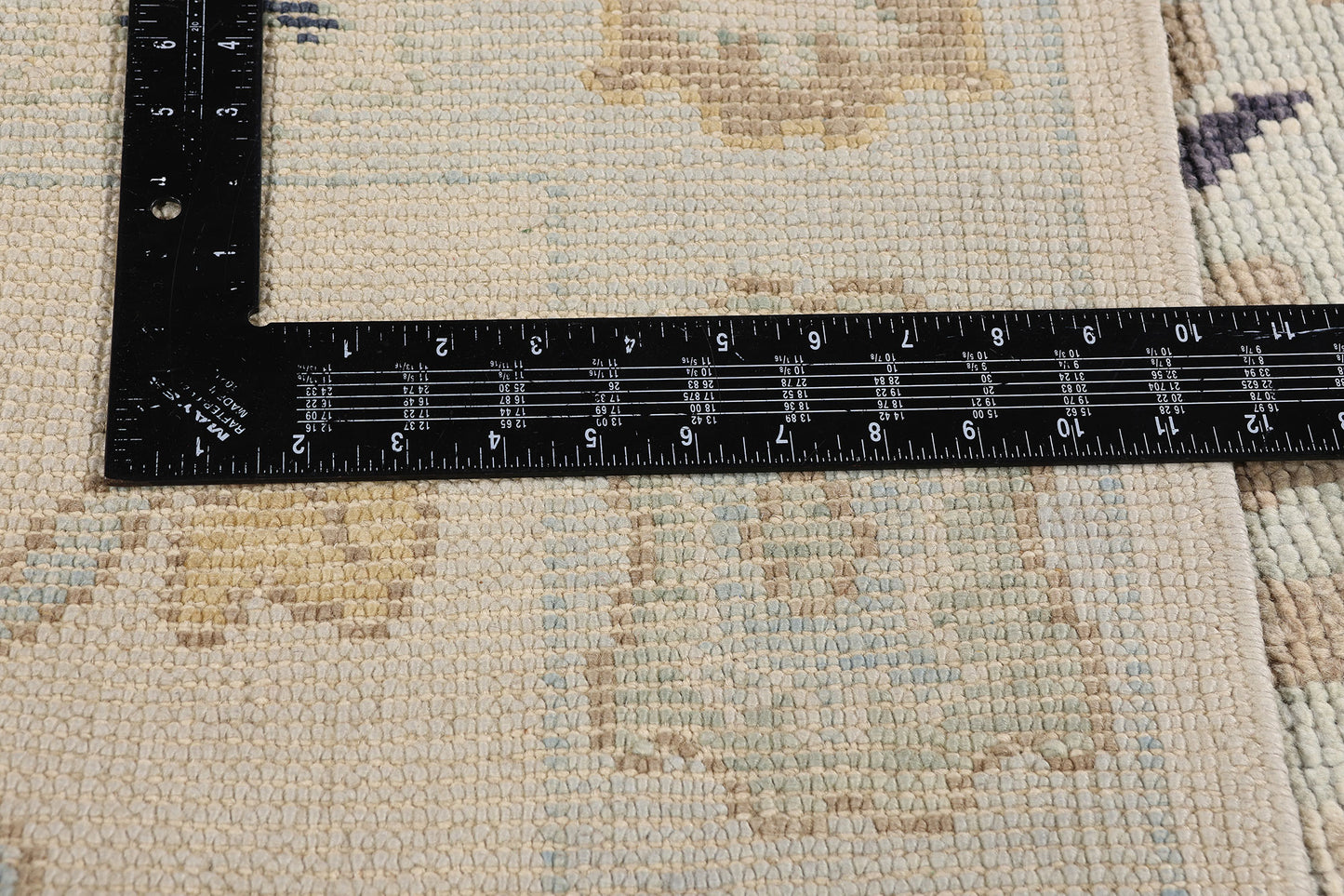 3 x 12 - Ivory New Turkish Oushak Rug - 54178