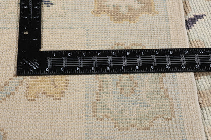 3 x 12 - Ivory New Turkish Oushak Rug - 54178